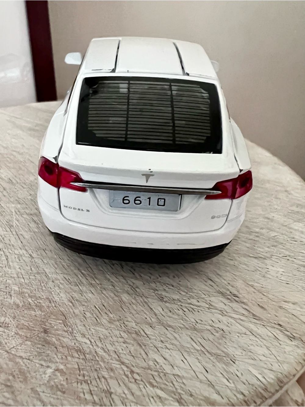 Used Tesla Model X Diecast Car Toy - White - Picture 8 of 9